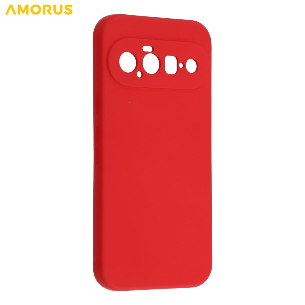 AMORUS for Google Pixel 11 Case Precise Cutouts TPU Fiber Lining Shockproof Phone Cover