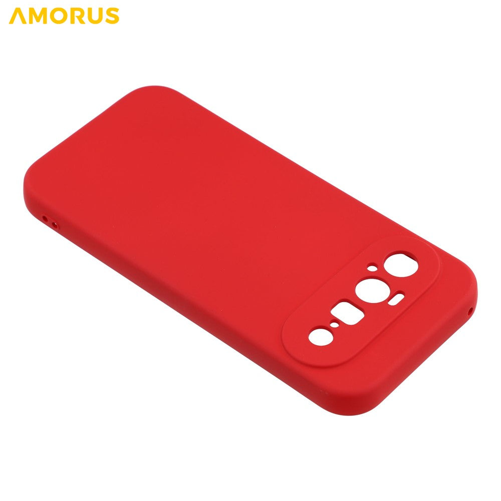 AMORUS for Google Pixel 11 Case Precise Cutouts TPU Fiber Lining Shockproof Phone Cover