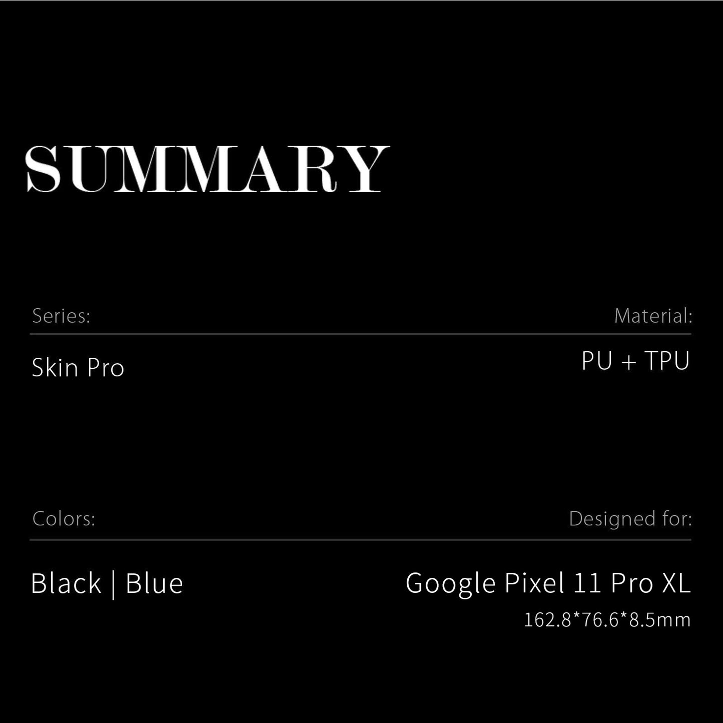 DUX DUCIS for Google Pixel 11 Pro XL Skin Pro Series Case Leather Stand Cover Card Holder