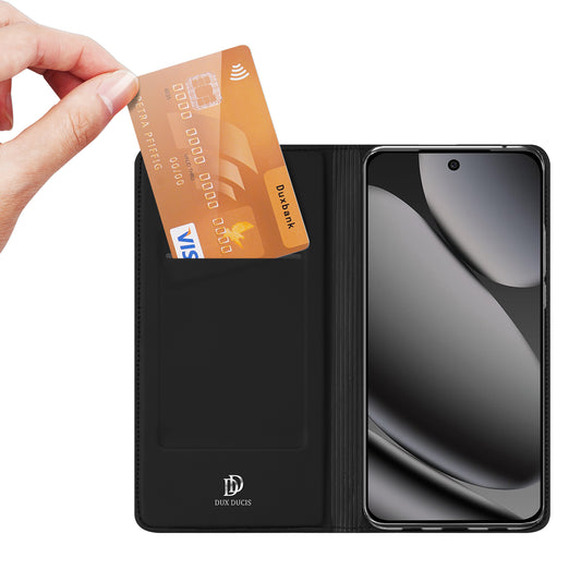 Google Pixel 11 Pro XL Handyhülle – DUX DUCIS Skin Pro Series aus Leder mit Standfunktion und Kartenhalter