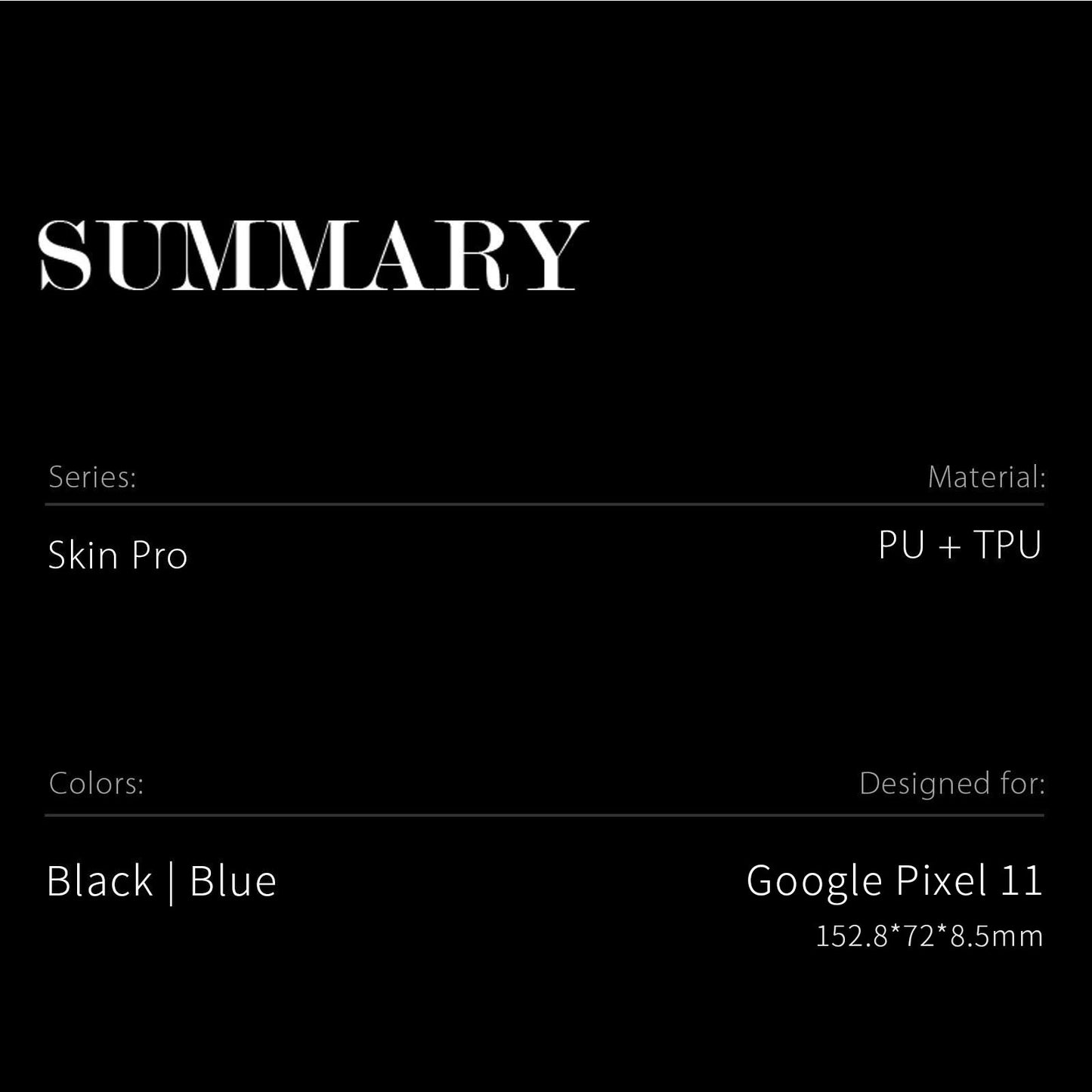 DUX DUCIS for Google Pixel 11 Skin Pro Series Case Leather Stand Cover Card Holder