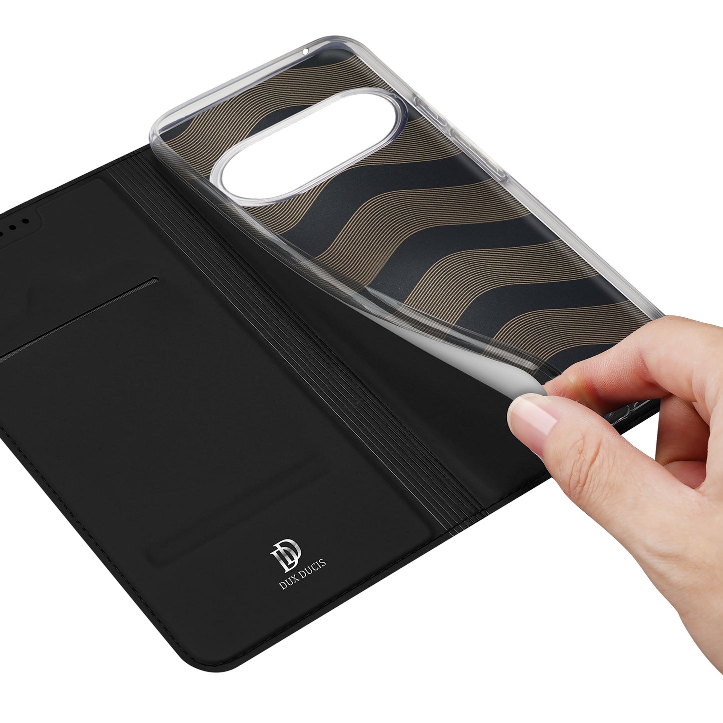 DUX DUCIS for Google Pixel 11 Skin Pro Series Case Leather Stand Cover Card Holder