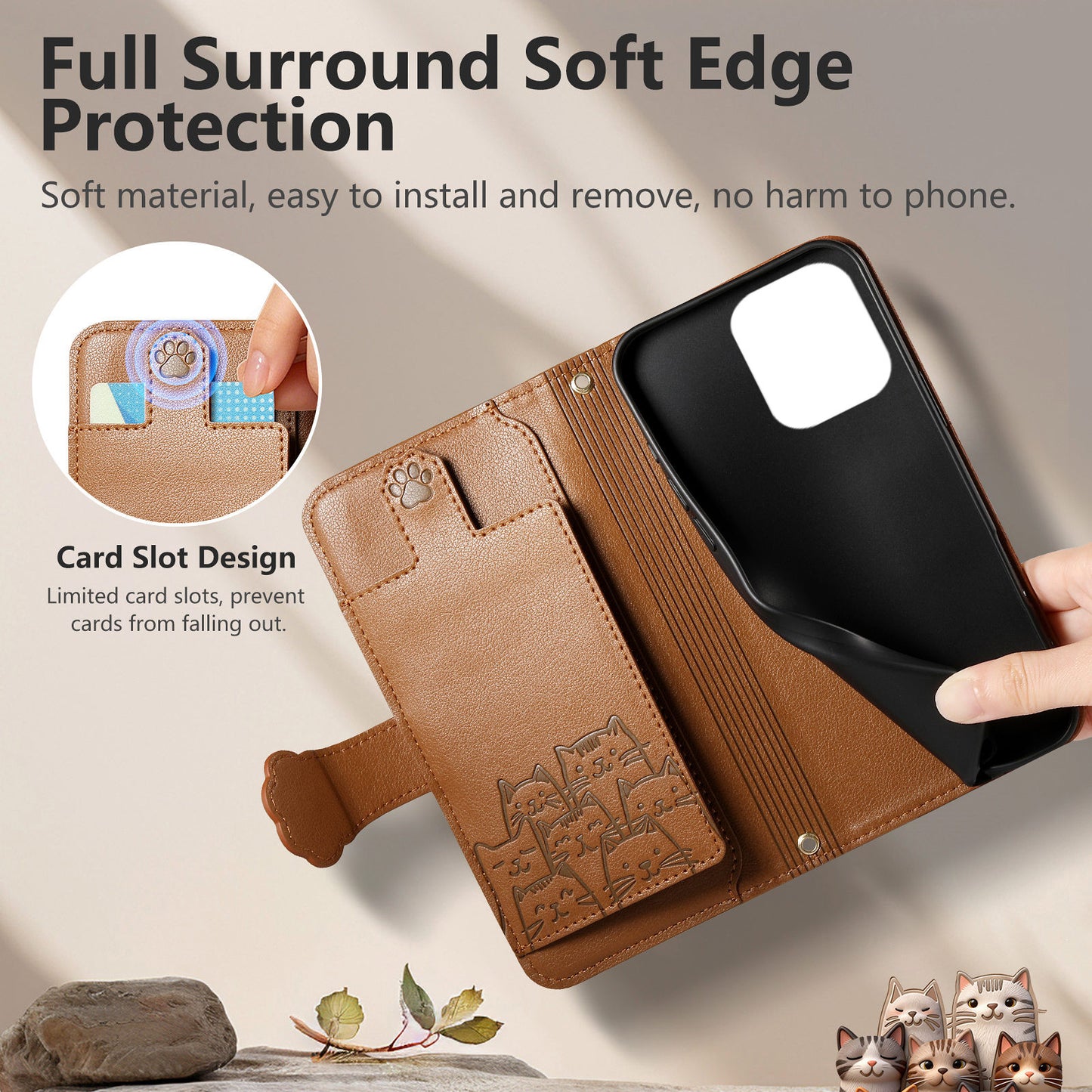 For Google Pixel 11 Pro XL Case Wallet Stand Pattern Printing Phone Leather Cover