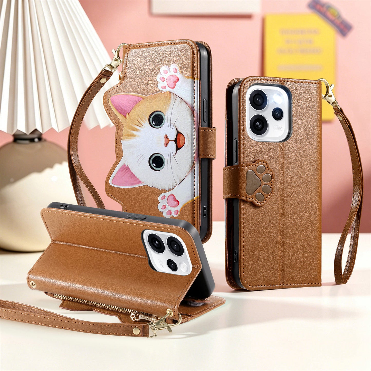 For Google Pixel 11 Pro XL Case Wallet Stand Pattern Printing Phone Leather Cover