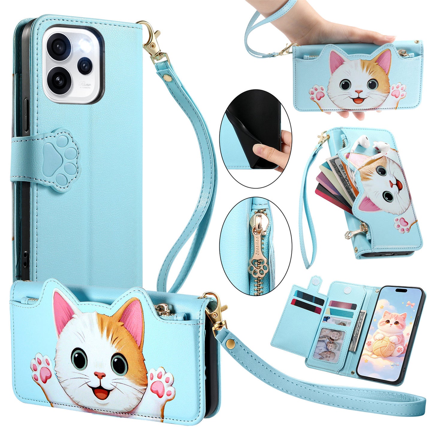 For Google Pixel 11 Pro XL Case Wallet Stand Pattern Printing Phone Leather Cover