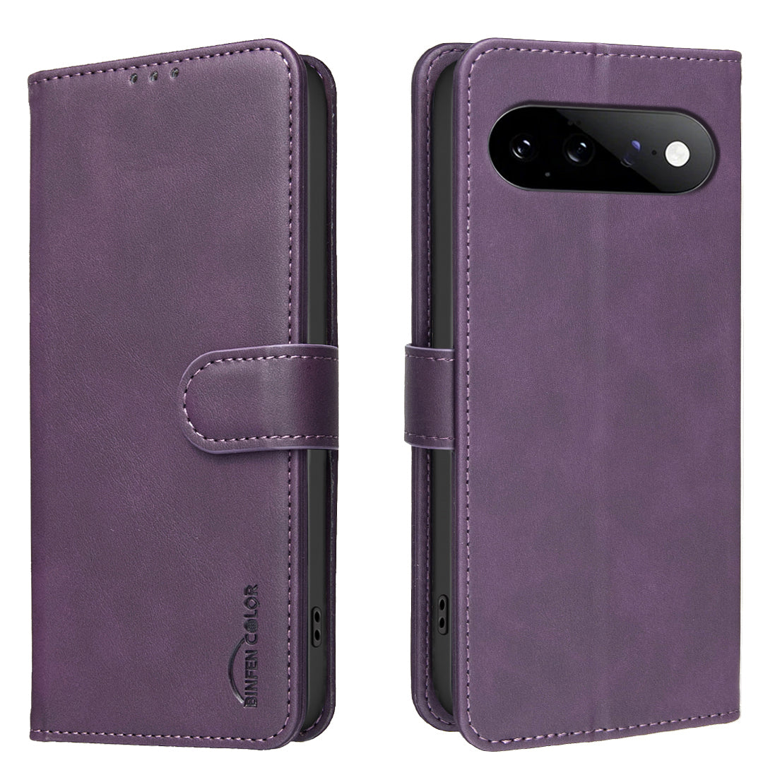 BINFEN COLOR for Google Pixel 11 Pro XL BF37 Case RFID Blocking Wallet Stand Leather Phone Cover