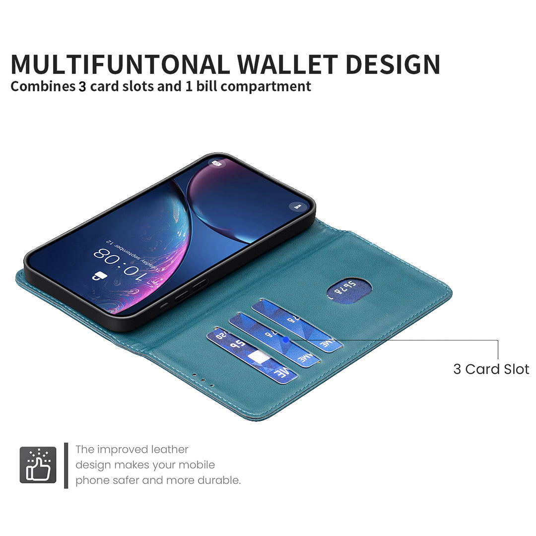 BINFEN COLOR for Google Pixel 11 Pro XL Leather Case  BF18 Phone Stand Cover with Card Slots