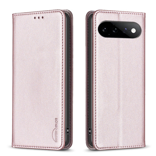 Google Pixel 11 Pro XL Handyhülle – BINFEN COLOR Lederhülle BF18 mit Standfunktion und Kartenfächern