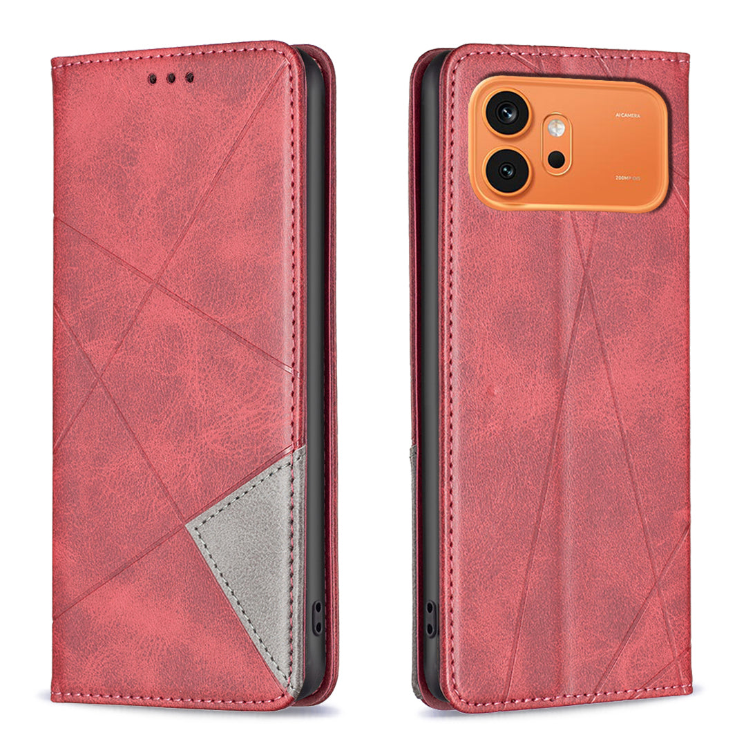 Honor 600 5G / Honor 600 Pro 5G Wallet-Handyhülle – Kratzfest, aus Leder, mit Ständer & bedruckten Kartenfächern