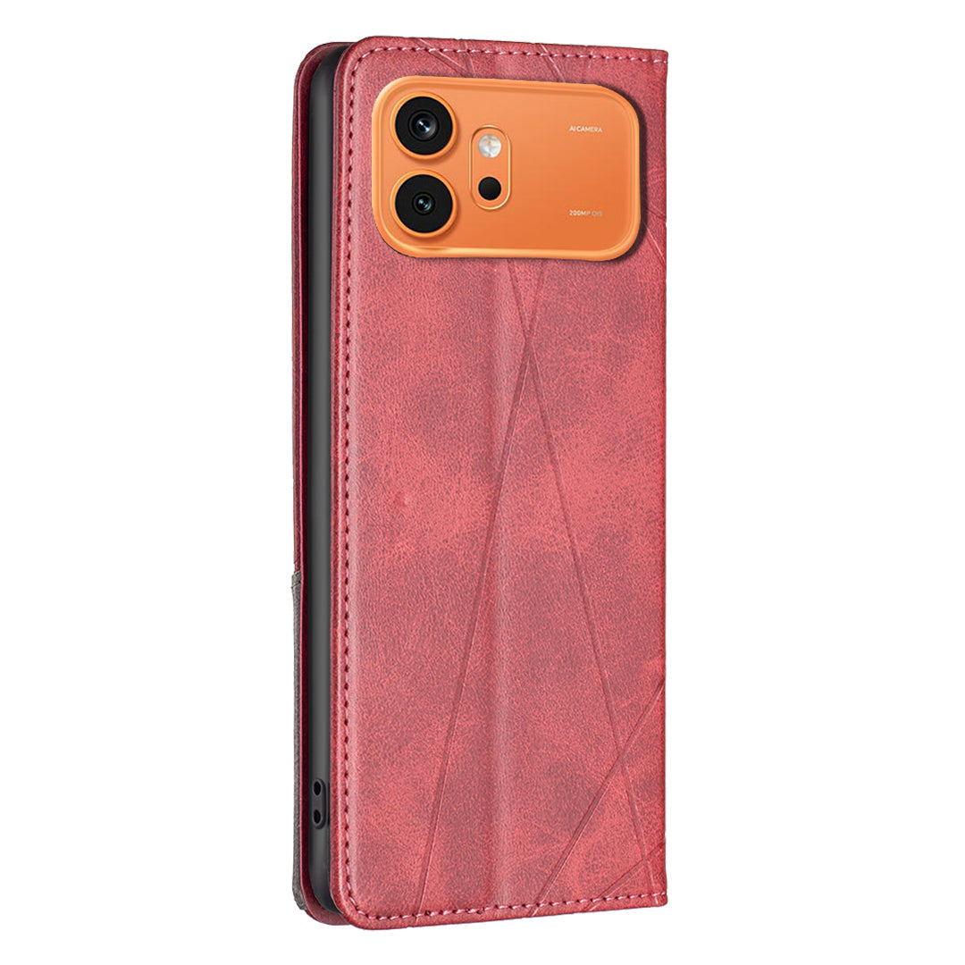 Honor 600 5G / Honor 600 Pro 5G Wallet-Handyhülle – Kratzfest, aus Leder, mit Ständer & bedruckten Kartenfächern