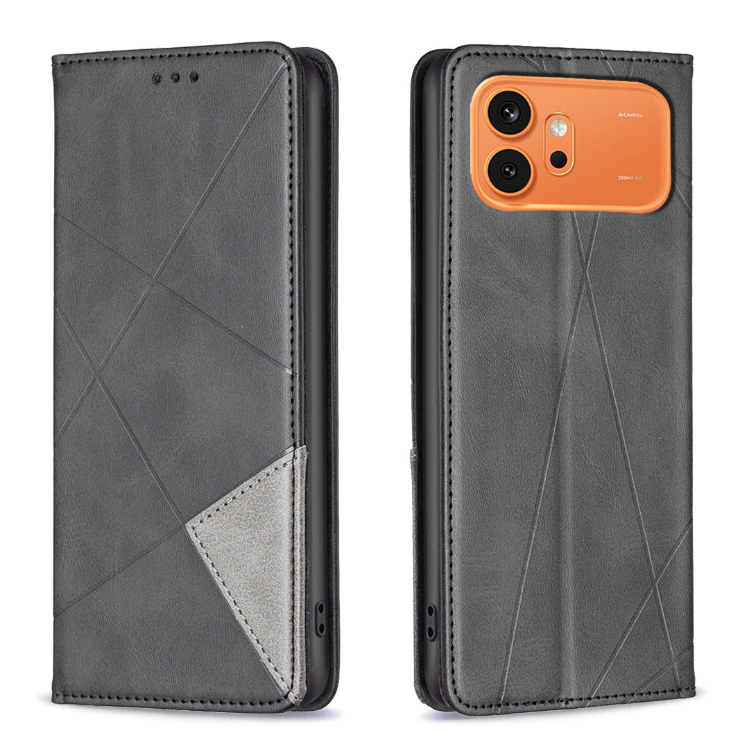 Honor 600 5G / Honor 600 Pro 5G Wallet-Handyhülle – Kratzfest, aus Leder, mit Ständer & bedruckten Kartenfächern
