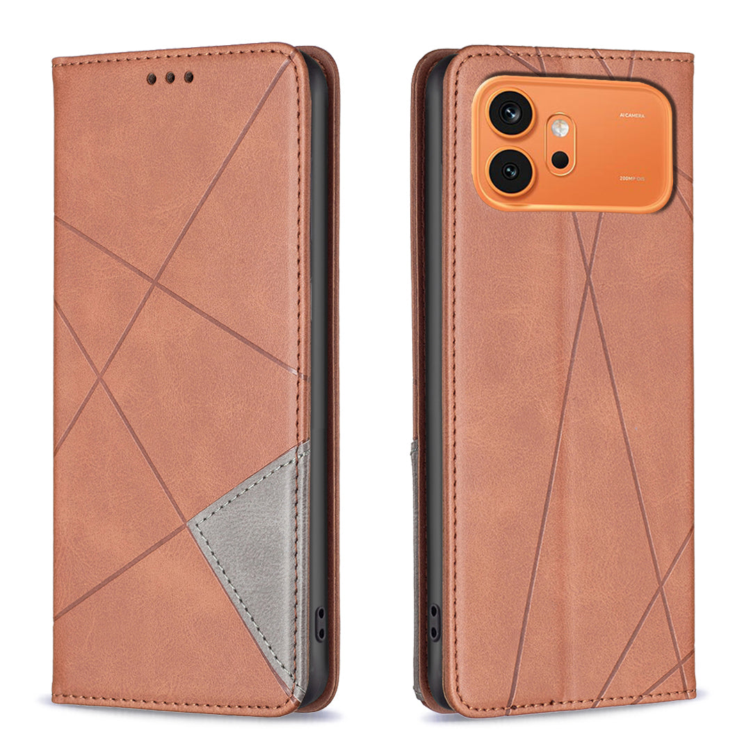 Honor 600 5G / Honor 600 Pro 5G Wallet-Handyhülle – Kratzfest, aus Leder, mit Ständer & bedruckten Kartenfächern