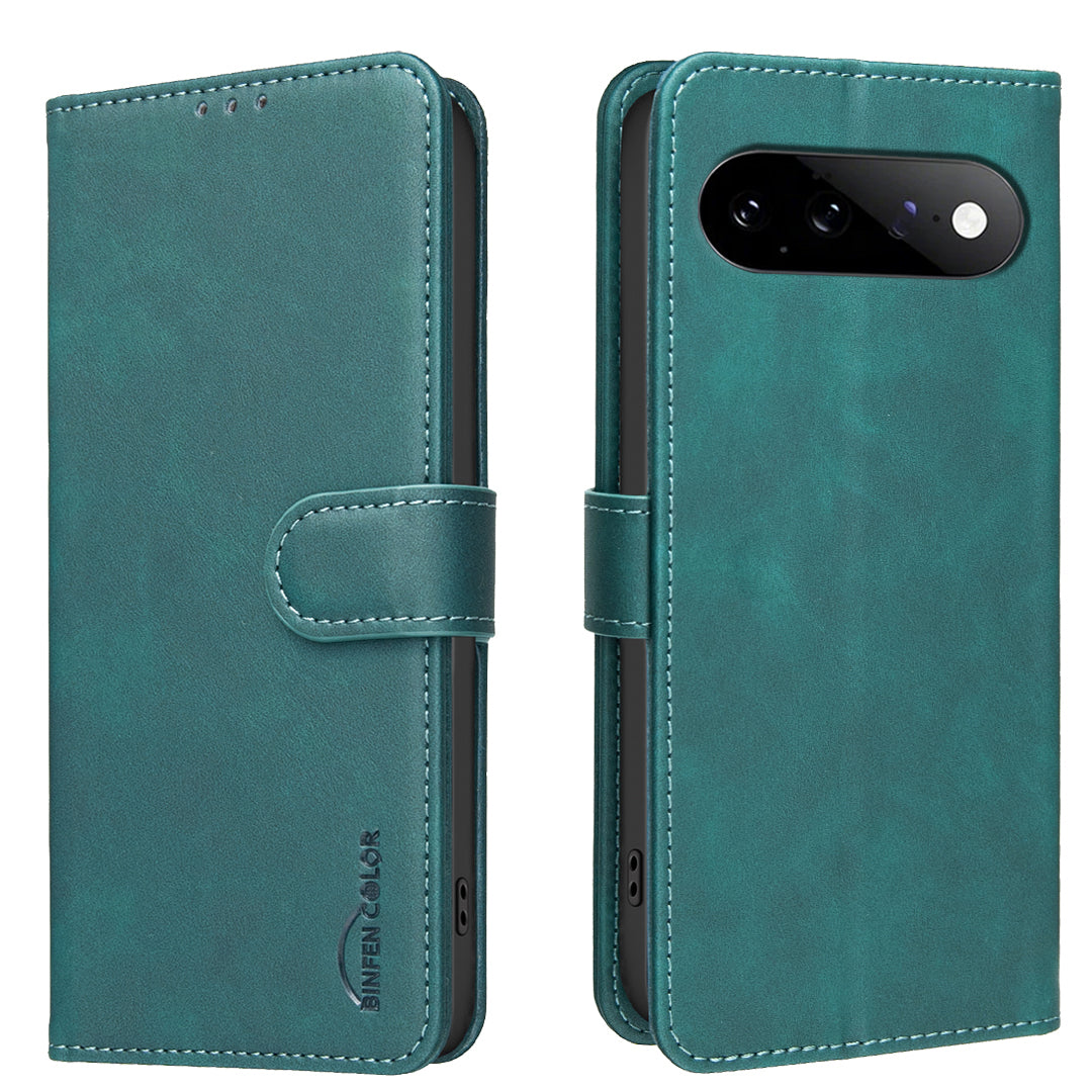BINFEN COLOR for Google Pixel 11 Pro / Google Pixel 11 BF37 Case RFID Blocking Wallet Stand Leather Phone Cover