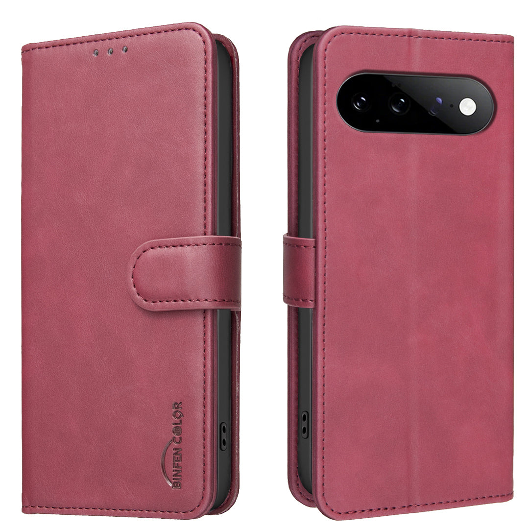 BINFEN COLOR for Google Pixel 11 Pro / Google Pixel 11 BF37 Case RFID Blocking Wallet Stand Leather Phone Cover