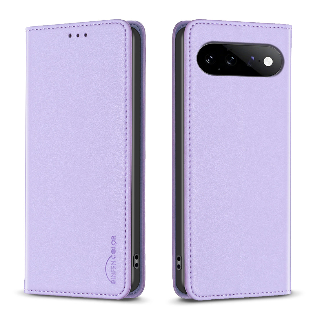 BINFEN COLOR for Google Pixel 11 / Google Pixel 11 Pro Leather Case  BF18 Phone Stand Cover with Card Slots