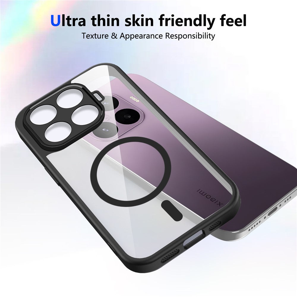 Xiaomi 17T – Magnetische transparente Handyhülle aus PC und TPU, stoßfest
