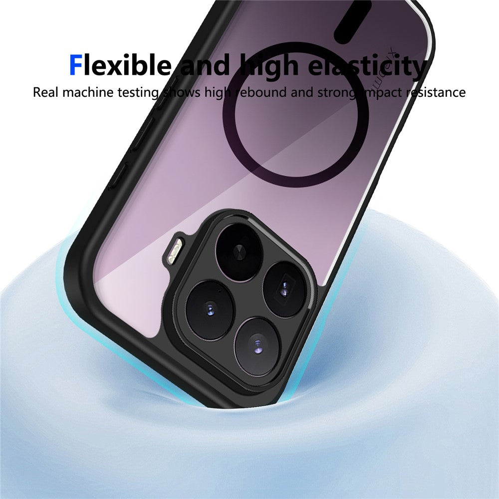 Xiaomi 17T – Magnetische transparente Handyhülle aus PC und TPU, stoßfest