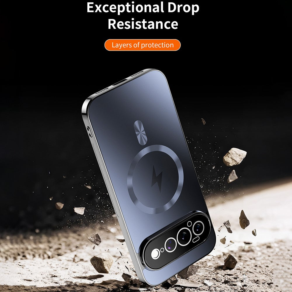 For Google Pixel 11 Magnetic Case Full Lens Coverage Electroplated TPU Shockproof Phone Cover