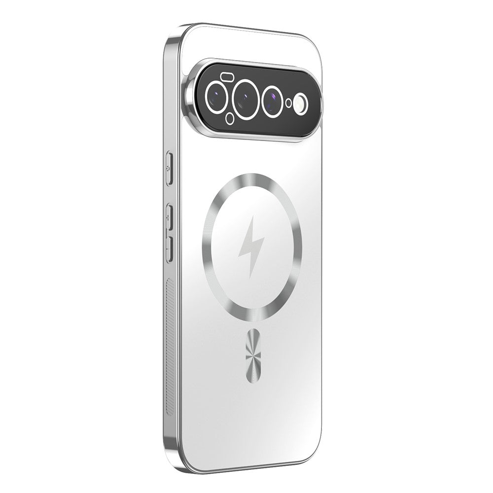 For Google Pixel 11 Pro Magnetic Case Full Lens Coverage Electroplated TPU Shockproof Phone Cover