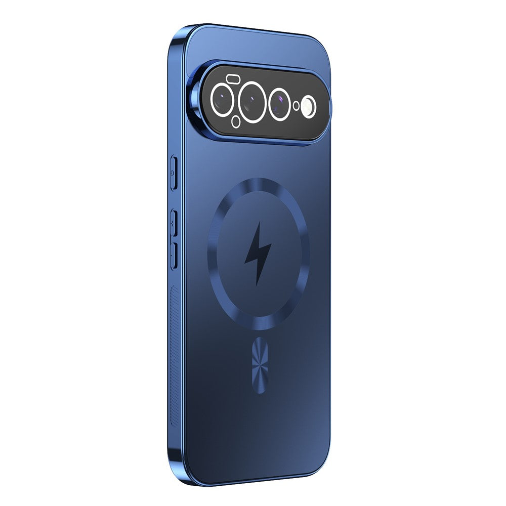 For Google Pixel 11 Pro Magnetic Case Full Lens Coverage Electroplated TPU Shockproof Phone Cover