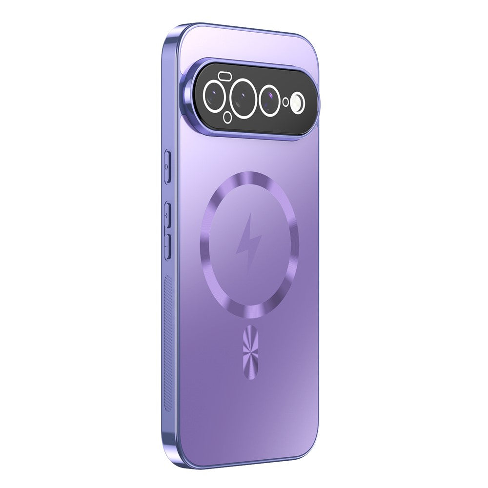 For Google Pixel 11 Pro Magnetic Case Full Lens Coverage Electroplated TPU Shockproof Phone Cover