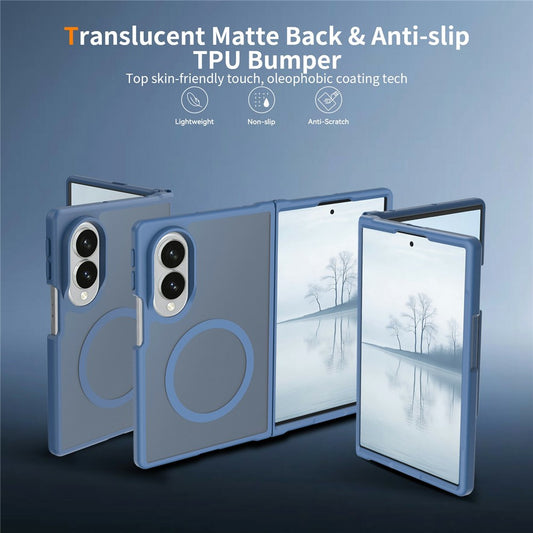 Galaxy Z Fold8 – Magnetische Handyhülle aus Acryl und TPU, mit Soft-Touch-Oberfläche