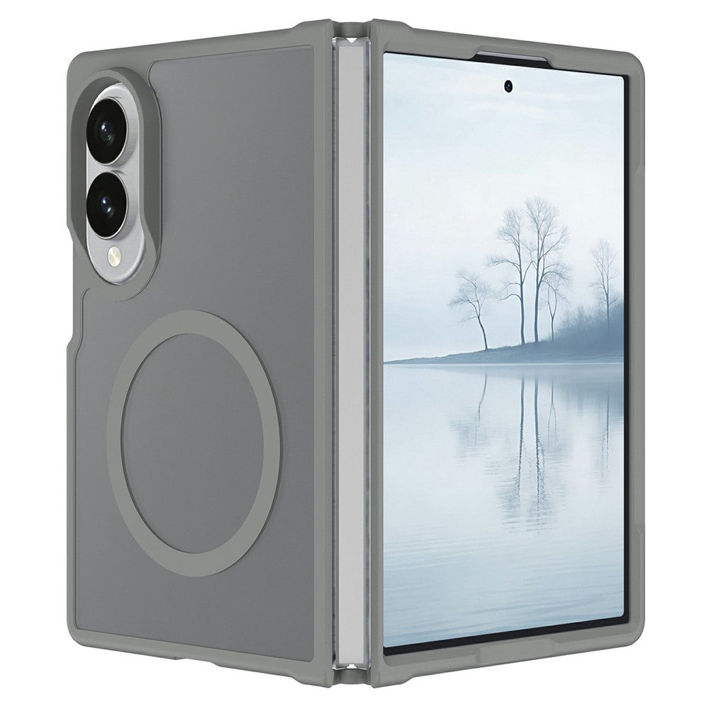 For Samsung Galaxy Z Fold8 Magnetic Case TPU Frame Acrylic Back Phone Cover Skin Touch