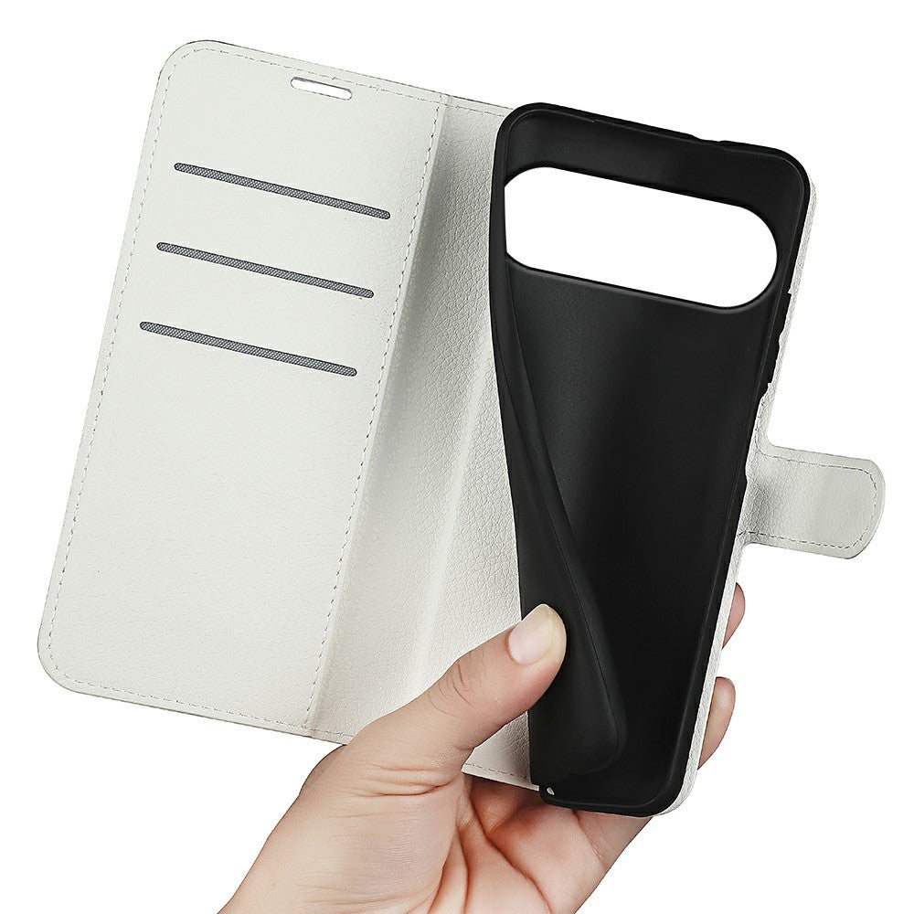 For Google Pixel 11 Pro XL Case Wallet Stand Litchi Texture Shockproof Leather Phone Cover