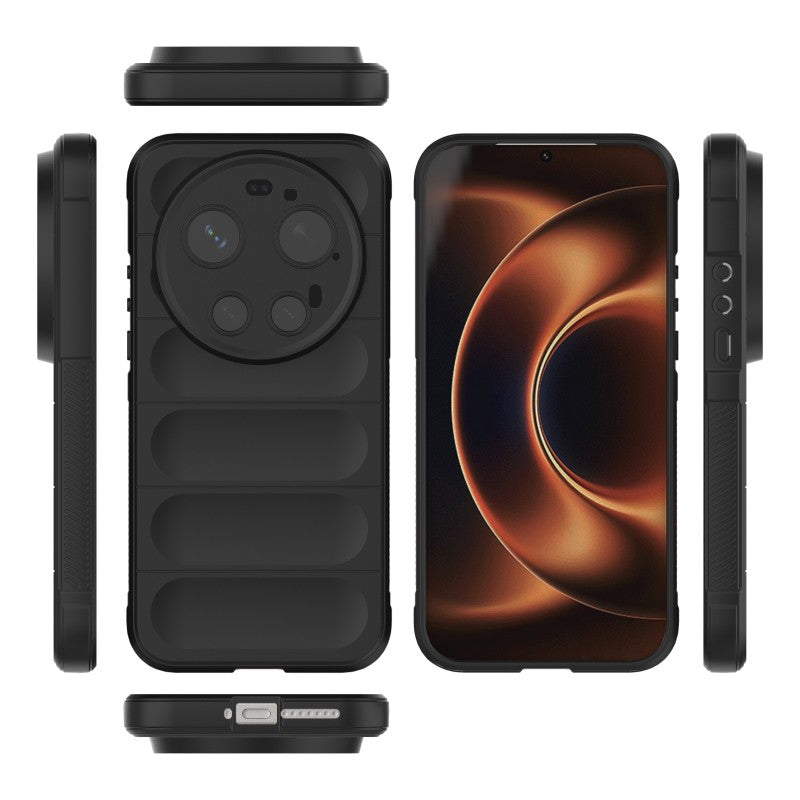Xiaomi 17 Ultra 5G – Handyhülle aus gehärtetem Glas und TPU, mit Displayschutz
