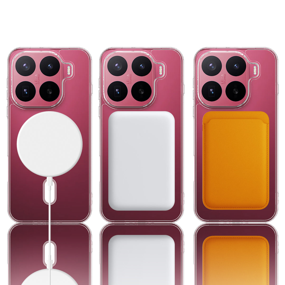 Xiaomi 17T Pro – Magnetische transparente Handyhülle aus Acryl und TPU