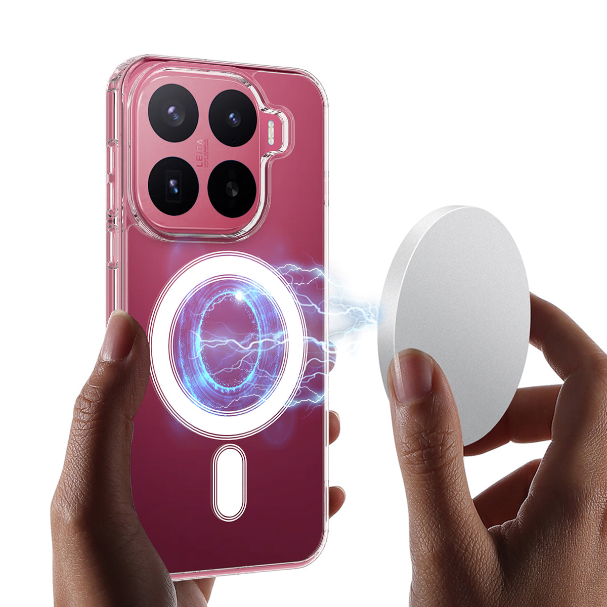 Xiaomi 17T Pro – Magnetische transparente Handyhülle aus Acryl und TPU