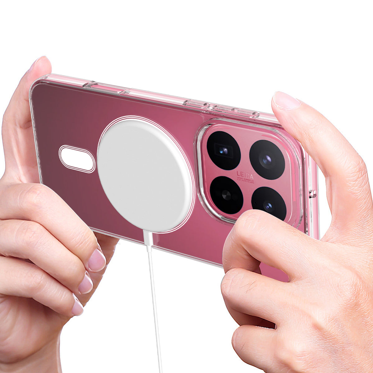 Xiaomi 17T Pro – Magnetische transparente Handyhülle aus Acryl und TPU