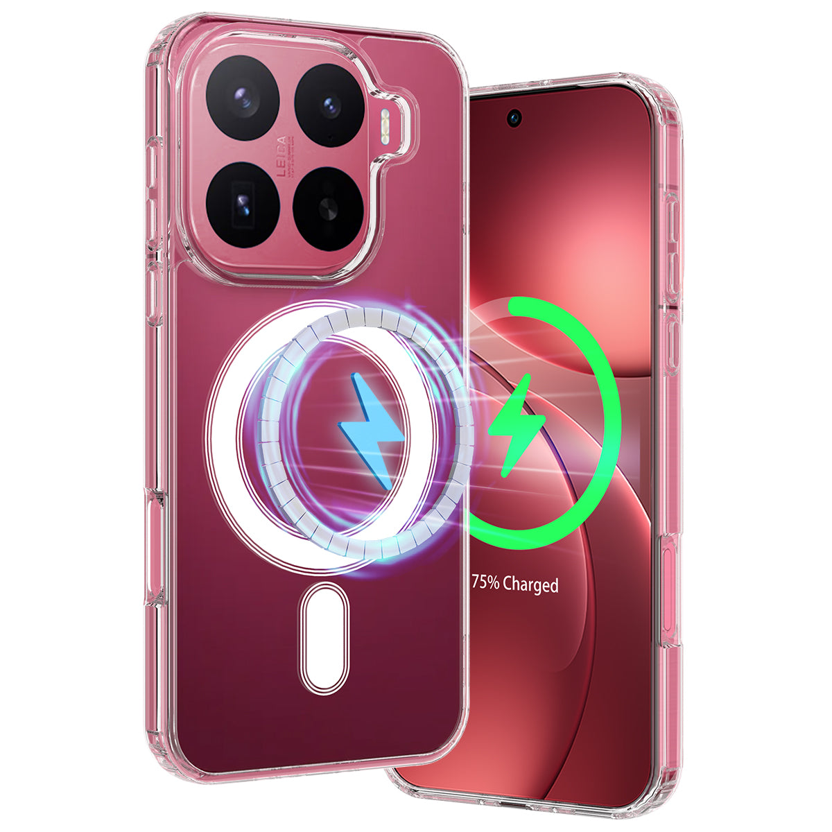 Xiaomi 17T Pro – Magnetische transparente Handyhülle aus Acryl und TPU