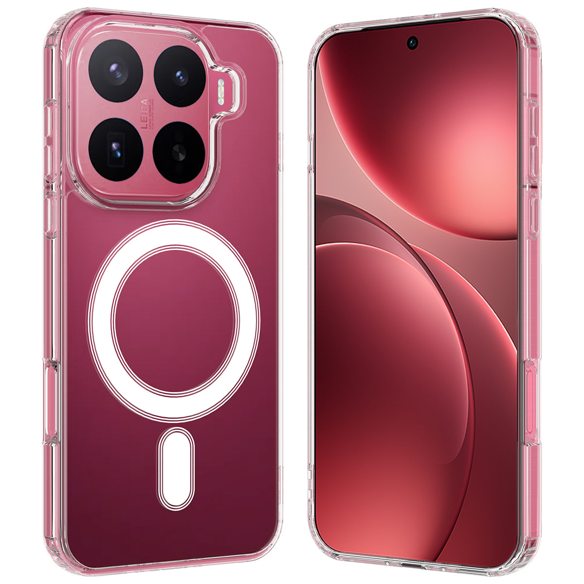 Xiaomi 17T Pro – Magnetische transparente Handyhülle aus Acryl und TPU