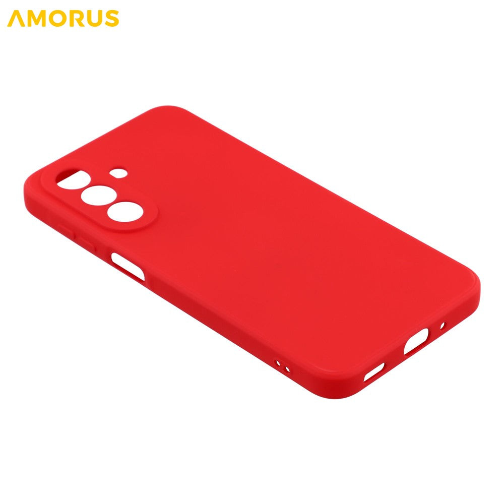 AMORUS For Samsung Galaxy A27 5G Case Precise Cutouts TPU Fiber Lining Shockproof Phone Cover