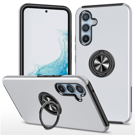 Galaxy A37 5G Handyhülle – Gehäuse PC + TPU- mit drehbarem Ringhalter