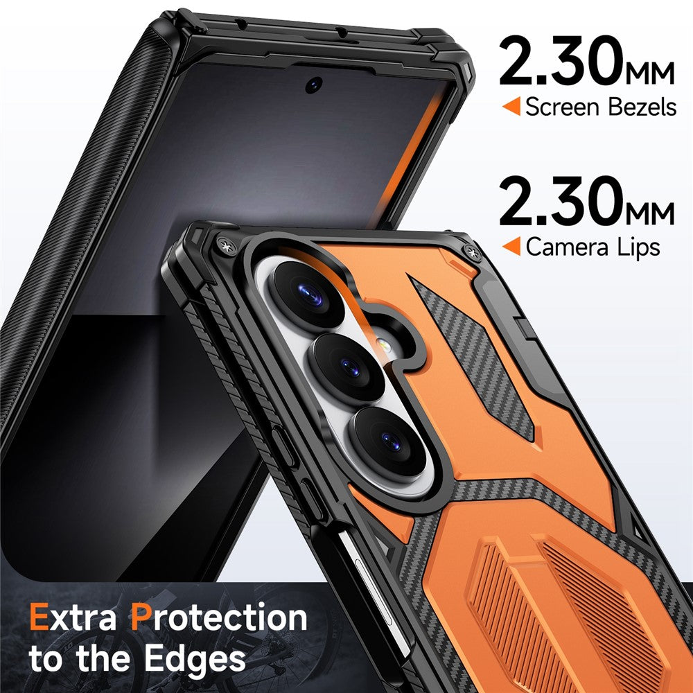 For Samsung Galaxy Z Fold8 Ultra / Z Fold7 5G Case Kickstand Hinge Protection Rugged PC + TPU Phone Cover