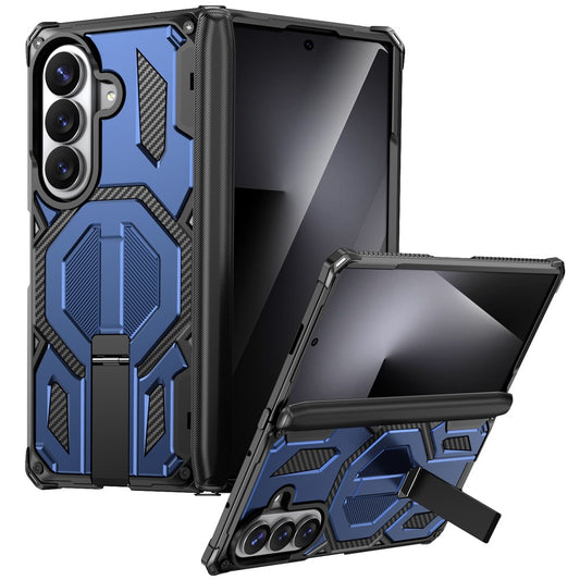 Galaxy Z Fold8 Ultra / Galaxy Z Fold7 5G – Handyhülle aus PC und TPU, mit Ständer, mit Scharnierschutz, stoßfest