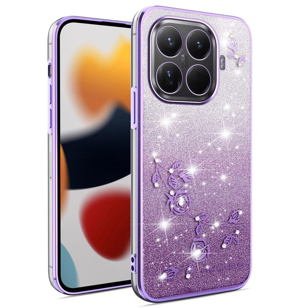 Xiaomi 17T – Handyhülle aus TPU, mit Blumenmotiv