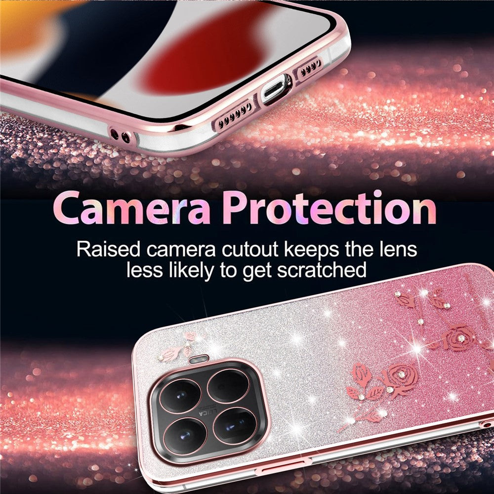 Xiaomi 17T Pro – Handyhülle aus TPU, mit Blumenmotiv