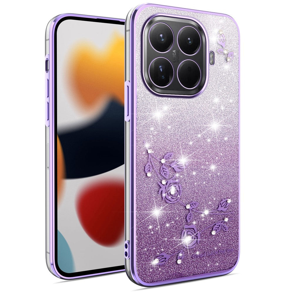 Xiaomi 17T Pro – Handyhülle aus TPU, mit Blumenmotiv