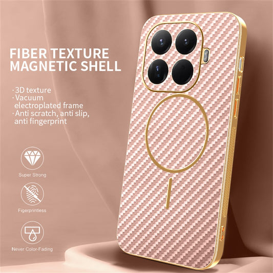 Xiaomi 17T Pro – Magnetische Handyhülle aus TPU, in Carbonfaser-Optik