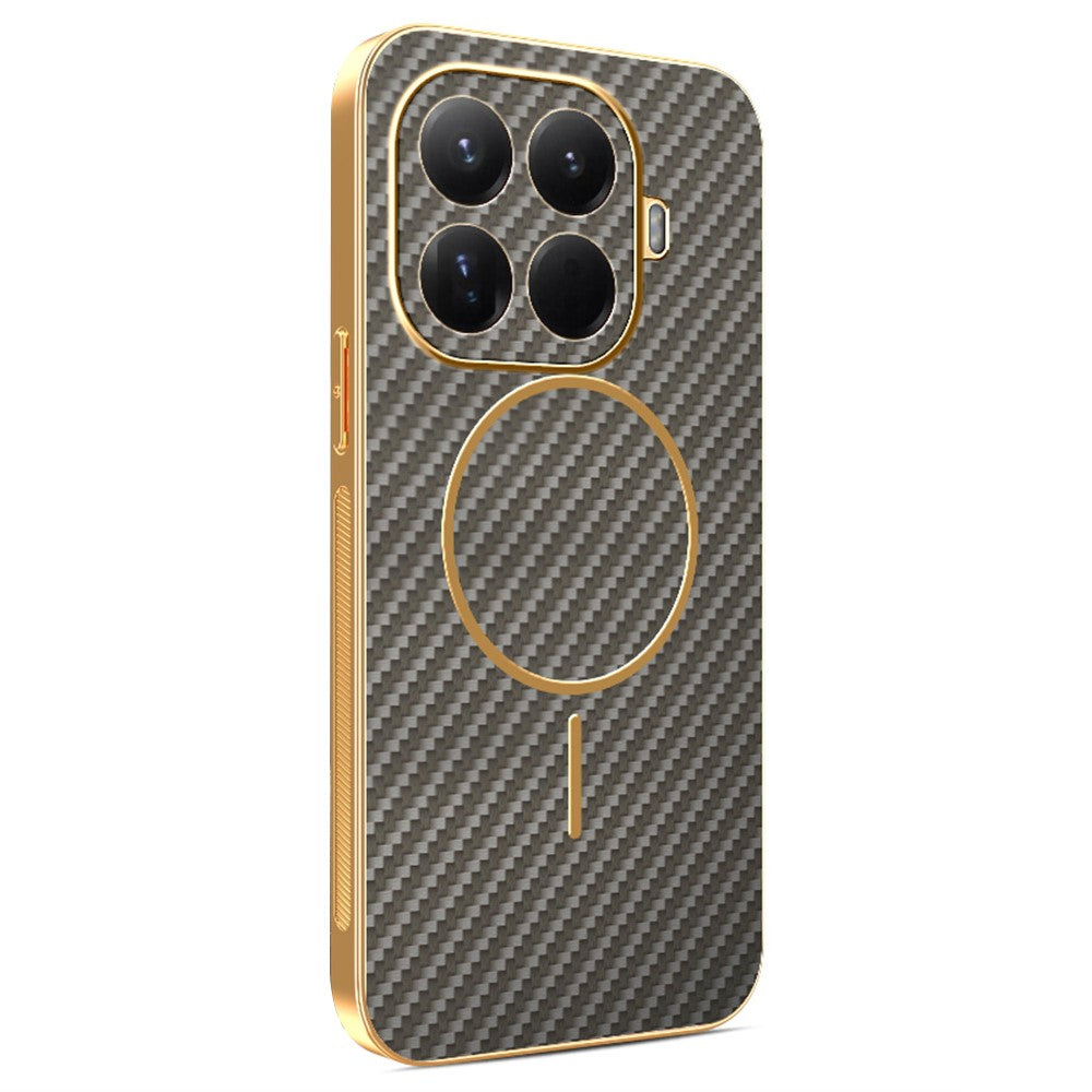 Xiaomi 17T Pro – Magnetische Handyhülle aus TPU, in Carbonfaser-Optik