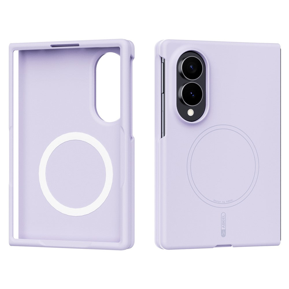 ABEEL Magnetic Case For Samsung Galaxy Z Fold8 Skin Touch Liquid Silicone Phone Back Cover