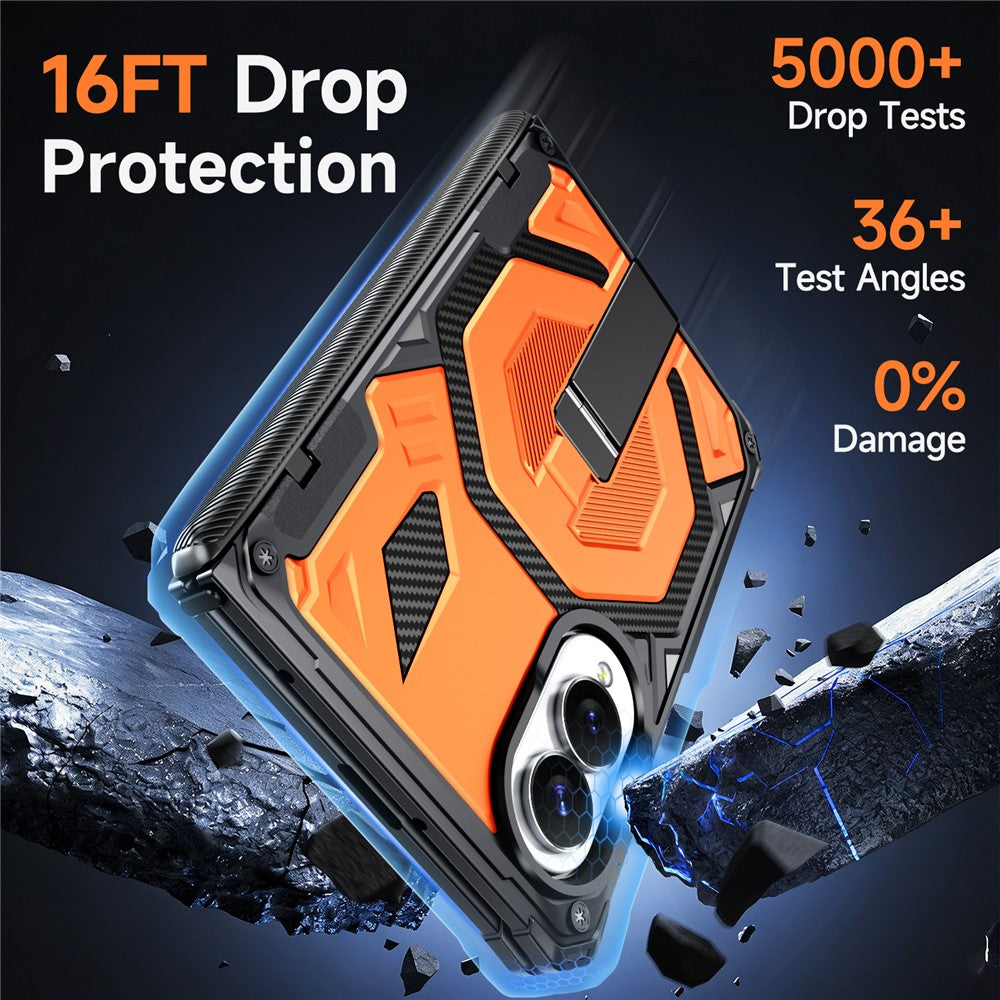 For Samsung Galaxy Z Fold8 Case Kickstand Hinge Protection Rugged PC + TPU Phone Cover