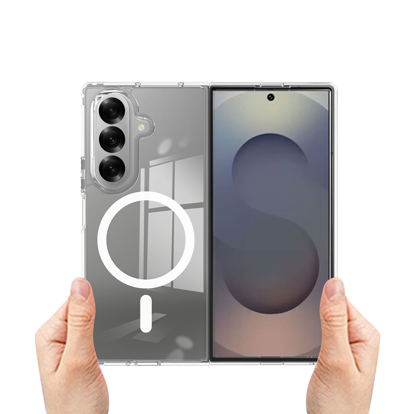 Samsung Galaxy Z Fold8 Ultra – Magnetische transparente Handyhülle aus Acryl und TPU
