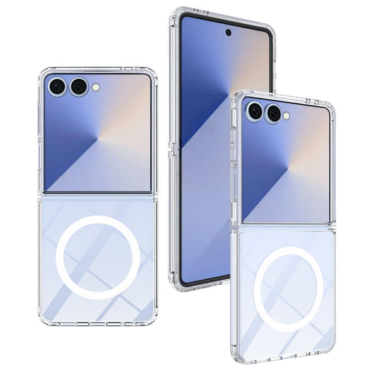 Galaxy Z Flip8 – Magnetische transparente Handyhülle aus Acryl und TPU