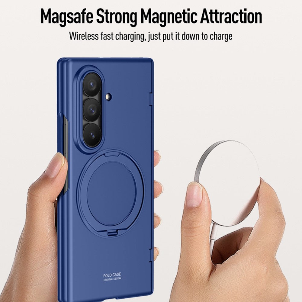 For Samsung Galaxy Z Fold8 Ultra Case Kickstand Skin Touch PC Phone Cover Built-In Screen Protector