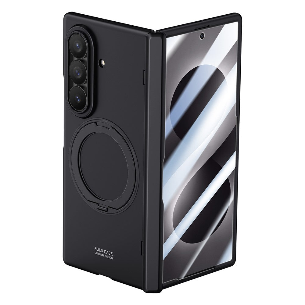 For Samsung Galaxy Z Fold8 Ultra Case Kickstand Skin Touch PC Phone Cover Built-In Screen Protector