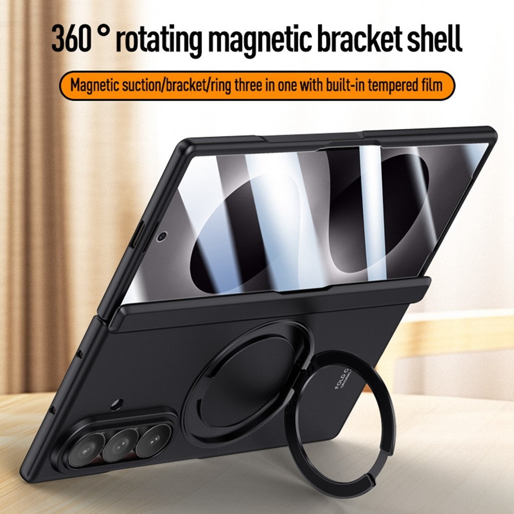 For Samsung Galaxy Z Fold8 Ultra Case Kickstand Skin Touch PC Phone Cover Built-In Screen Protector